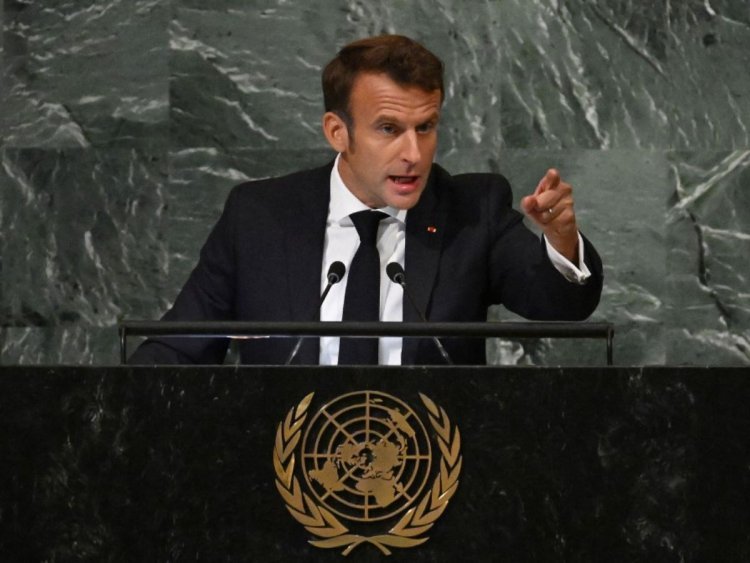 President of France praised PM Modi from the stage of the United Nations General Assembly for teaching Putin