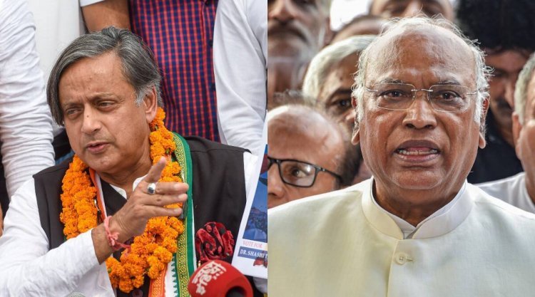 Voting for the post of Congress President after 22 years today, a contest between Mallikarjun Kharge and Shashi Tharoor