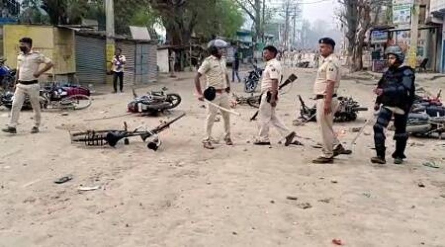 Bihar burning in the fire of violence: Violence erupted again in Sasaram, one killed in firing in Bihar Sharif