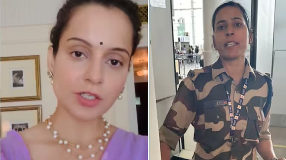 चंडीगढ़ एयरपोर्ट पर  Kangana Ranaut के साथ बदसलूकी, CISF की महिला कॉन्स्टेबल ने मारा थप्पड़