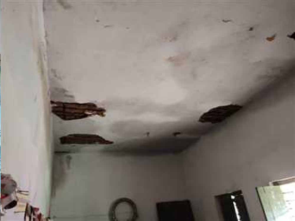 कोंडागांव में पंचायत भवन की छत का पलस्तर गिरा, दो प्रशिक्षु युवतियां घायल कोंडागांव में पंचायत भवन की छत का पलस्तर गिरा, दो प्रशिक्षु युवतियां घायल