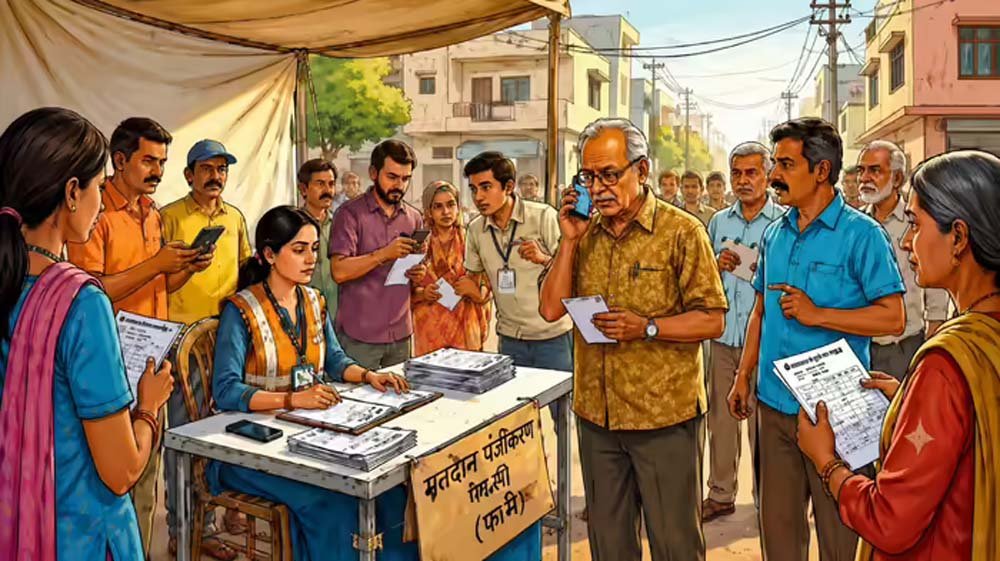 IR प्रक्रिया में बढ़ीं लोगों की मुश्किलें, कई इलाकों में घर-घर नहीं पहुंच रहे BLO IR प्रक्रिया में बढ़ीं लोगों की मुश्किलें, कई इलाकों में घर-घर नहीं पहुंच रहे BLO