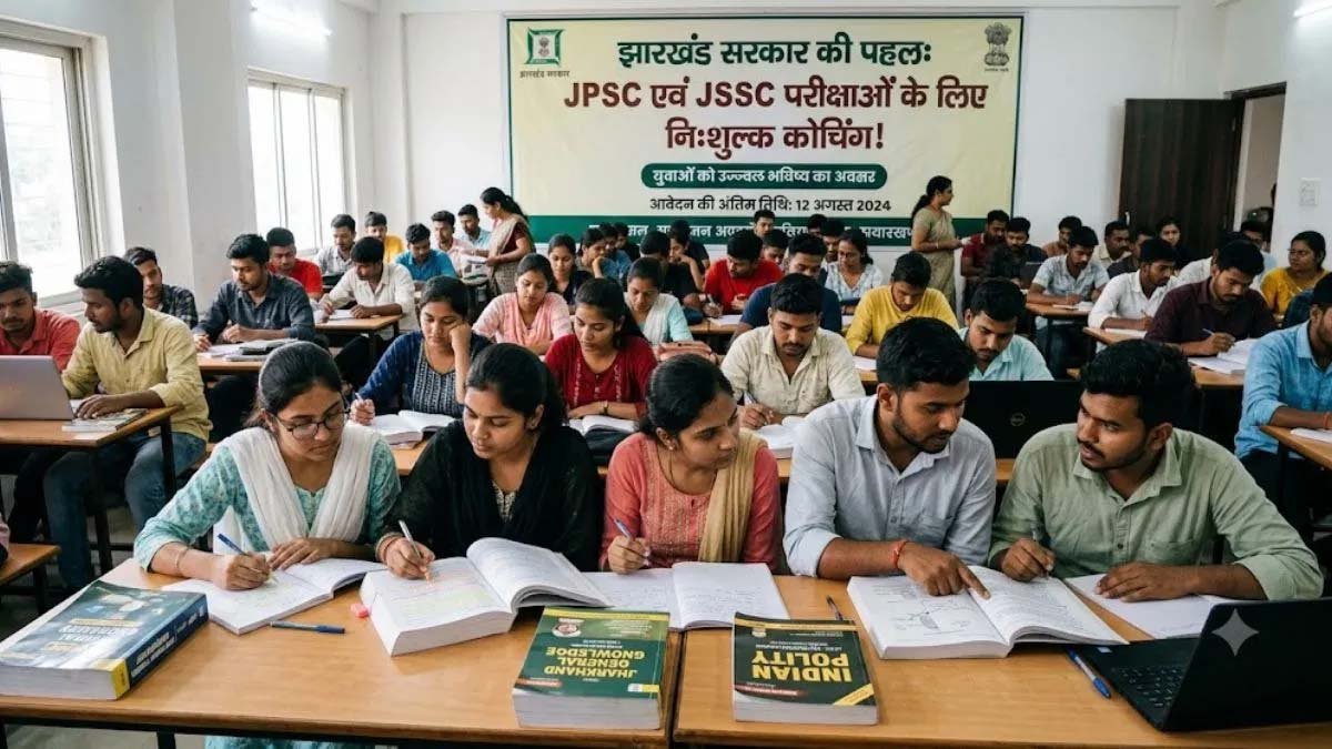 झारखंड में अल्पसंख्यक युवाओं को मुफ्त कोचिंग, JPSC-JSSC की तैयारी के लिए शुरू हुई योजना झारखंड में अल्पसंख्यक युवाओं को मुफ्त कोचिंग, JPSC-JSSC की तैयारी के लिए शुरू हुई योजना