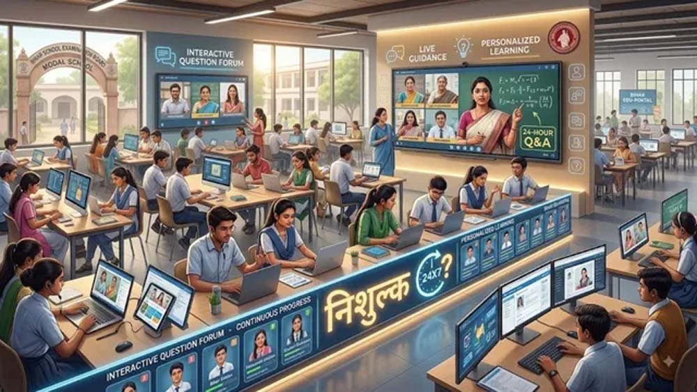 बिहार के 688 मॉडल स्कूलों में शुरू होगी 24 घंटे ऑनलाइन शिक्षक सुविधा