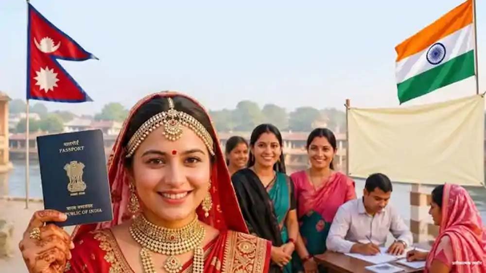 भारत-नेपाल के ‘रोटी-बेटी’ रिश्ते को मिली नई मजबूती, शादी के बाद नागरिकता की राह होगी आसान भारत-नेपाल के ‘रोटी-बेटी’ रिश्ते को मिली नई मजबूती, शादी के बाद नागरिकता की राह होगी आसान