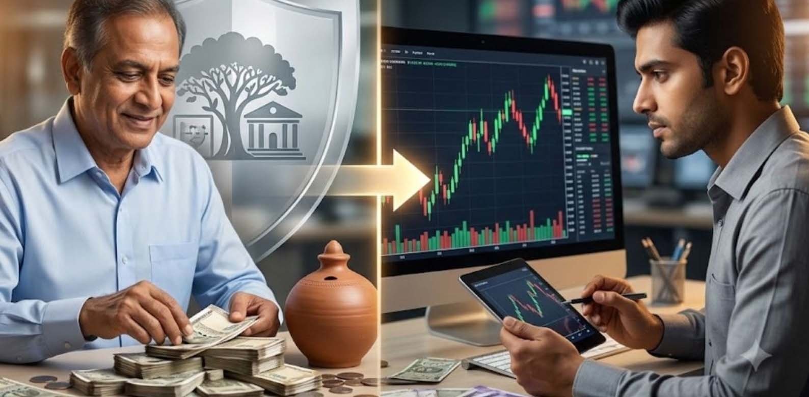 EPF या शेयर बाजार: रिटायरमेंट के लिए कौन सा निवेश है बेहतर? जानें 6 बड़े कारण