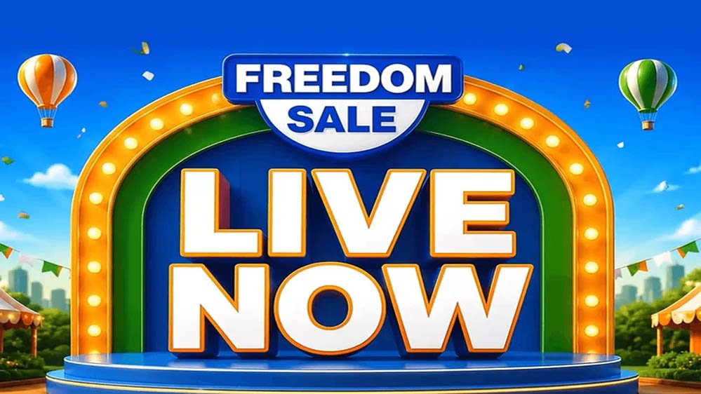 Flipkart Freedom Sale शुरू, iPhone समेत कई प्रोडक्ट्स पर बंपर डिस्काउंट का मौका Flipkart Freedom Sale शुरू, iPhone समेत कई प्रोडक्ट्स पर बंपर डिस्काउंट का मौका