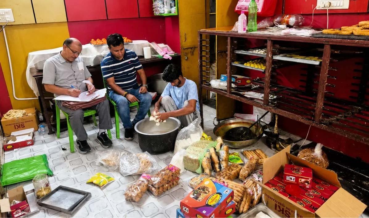 जयपुर में खाद्य विभाग की बड़ी कार्रवाई, 83 किलो एक्सपायर्ड सामान नष्ट