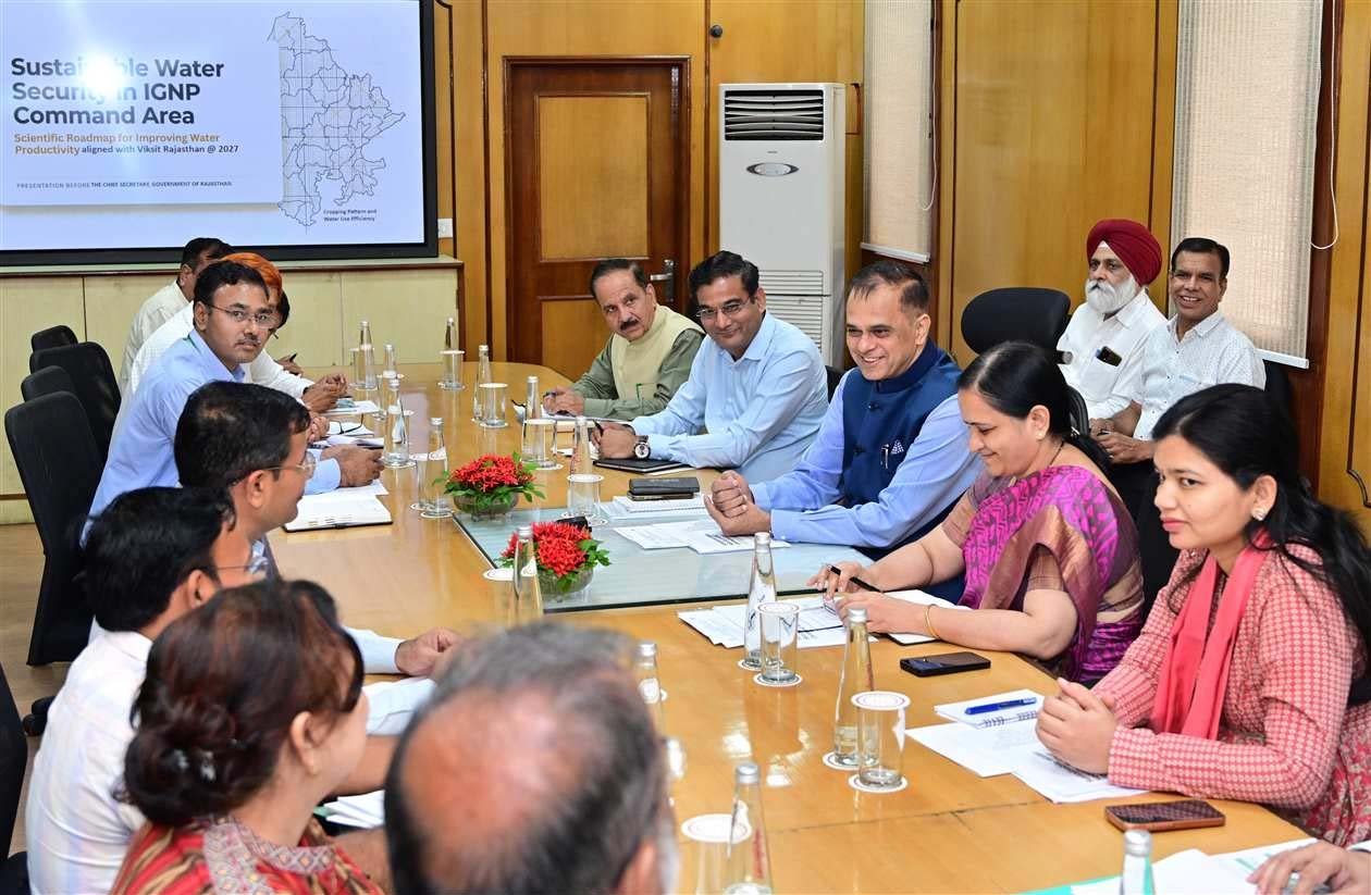 आईजीएनपी क्षेत्र में जल उत्पादकता बढ़ाने की तैयारी, किसानों की आय पर सरकार का फोकस आईजीएनपी क्षेत्र में जल उत्पादकता बढ़ाने की तैयारी, किसानों की आय पर सरकार का फोकस