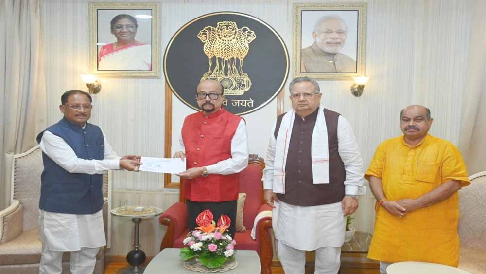 CM साय ने राज्यपाल रमेन डेका से की मुलाकात, असम बाढ़ पीड़ितों के लिए दिए ₹5 करोड़